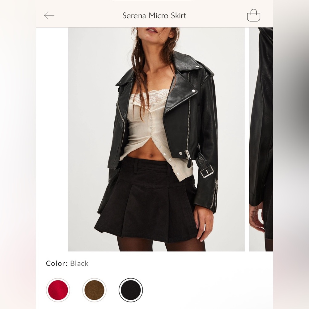 Free People Serena Micro Skirt
